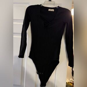 Hollister bodysuit with crisscross at top